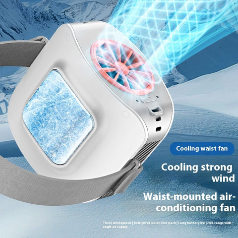 Cooling High-speed Fan Waist Mounted Air Conditioner