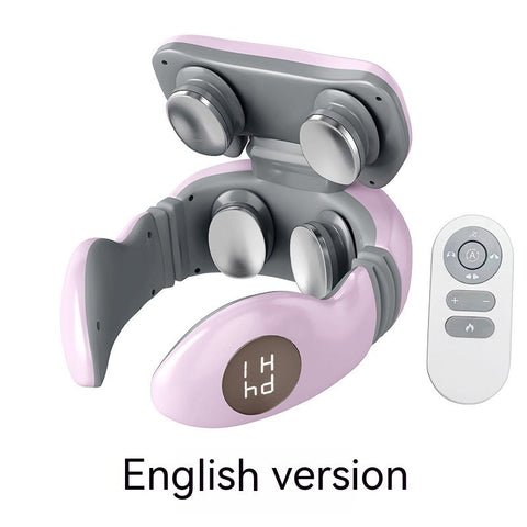 Smart Electric Pulse Back and Neck Massage 4 Heads