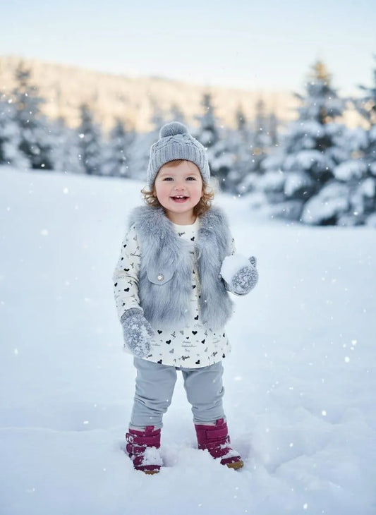 New Doll Chania Stuff Winter 3 Pcs New Trend Girl's Dress