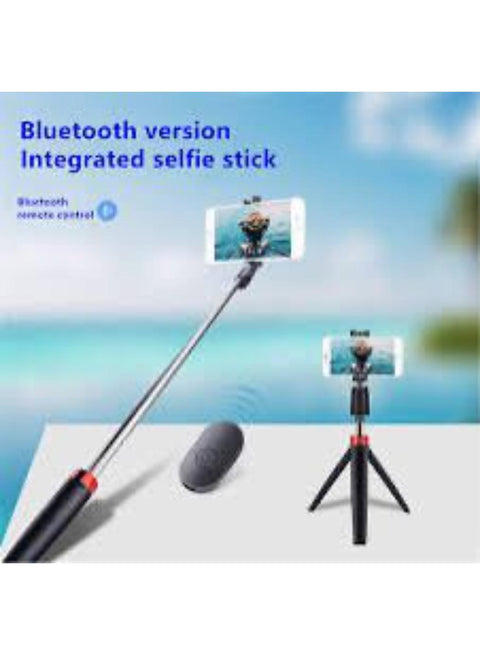 Multifunctional Selfie Stick Black Lightweight Portable Tripod