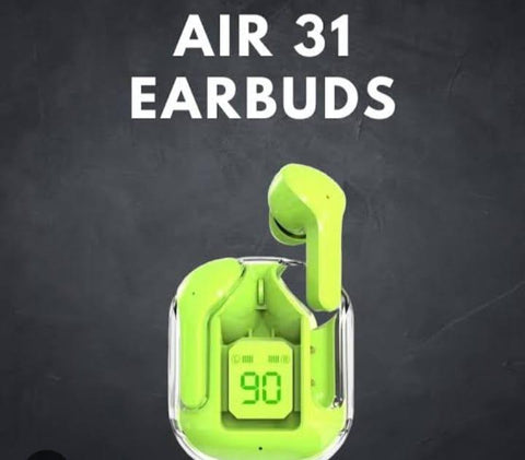 Wireless Bluetooth 5.3 Earbuds Green Active Noise Cancellation
