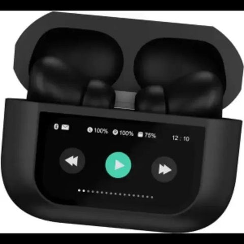 Black Airpods with ANC & Fast Charge