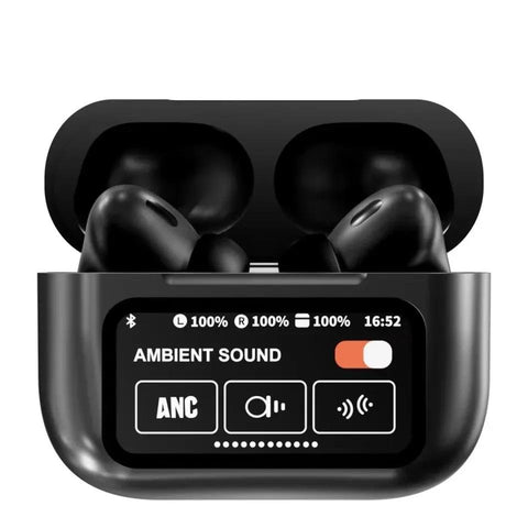 Black Airpods with ANC & Fast Charge