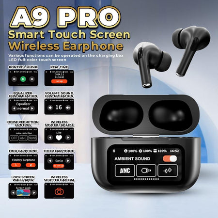 Black Airpods with ANC & Fast Charge