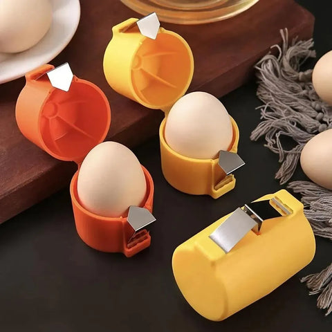 Yellow Egg Yolk Separator ABS Plastic Kitchen Tool