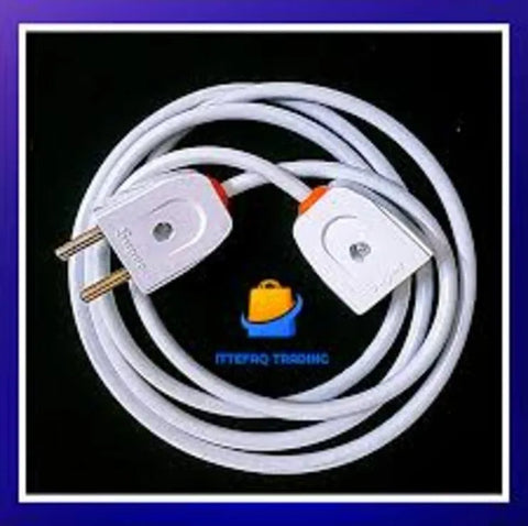 Electrical Extension Cable 05ft 40/76 With 2 Pin Male Female Electric Plug for Multipurpose Use