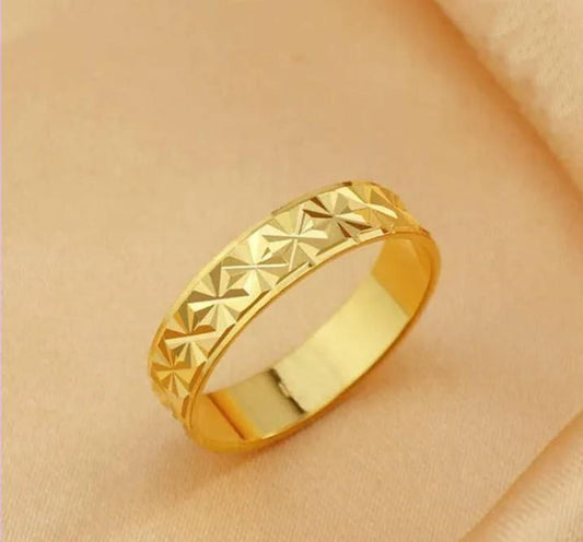 Alloy Men's Golden Ring Band