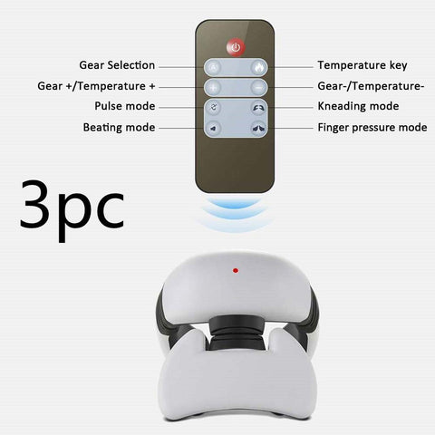 Smart Electric Pulse Back and Neck Massage 4 Heads