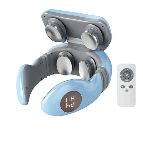 Smart Electric Pulse Back and Neck Massage 4 Heads